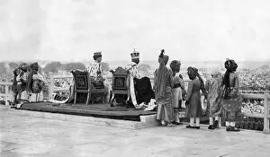 Delhi Collection: George V and Mary, Coronation Durbar, Delhi, India