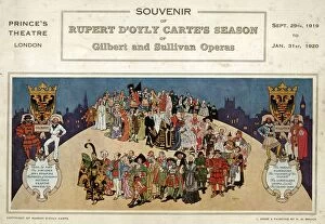 September Collection: Gilbert & Sullivan Operas, D Oyly Carte Souvenir