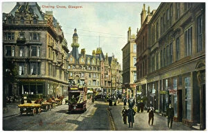 Glasgow Photographic Print Collection: Glasgow Street Scene