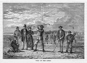 Golf Poster Print Collection: Golf at St Andrews 1881