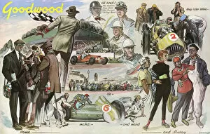 Motor Sport Canvas Print Collection: Goodwood by Emmwood