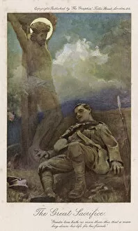 Magazines Canvas Print Collection: The Great Sacrifice by James Clark, WW1