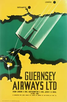 Dinard Collection: Guernsey Airways Poster