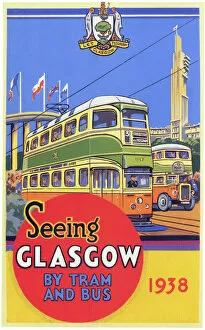 Tait Collection: Guidebook - Seeing Glasgow by Tram and Bus