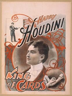 Harry Collection: Harry Houdini, king of cards