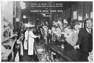 Harry Collection: Harrys New York bar in Paris