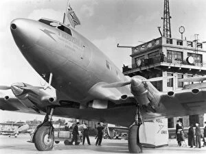 Croydon Metal Print Collection: The third de Havilland DH91 Albatross G-AFDI