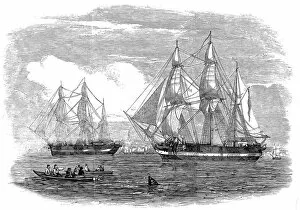 Canada Collection: HMS Erebus and HMS Terror, 1845