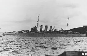 War Time Collection: HMS Norfolk, British heavy cruiser, WW2