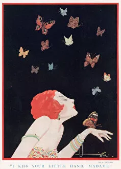 Related Images Fine Art Print Collection: I kiss your little hand, madame, by J. Nicolson
