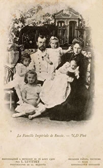Nikolai Collection: Imperial Russian Royal Family - Tsar Nicholas II