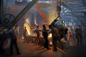 Wain Collection: The Iron Foundry, Burmeister & Wain, 1885, by Peder Severin