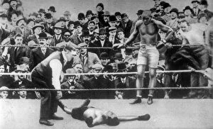 Heavyweight Collection: Jack Johnson in a boxing match