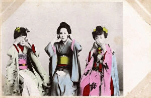 Description Collection: Japan - Geisha - See no evil, Hear no evil, speak no evil