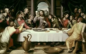 Renaissance Art Photographic Print Collection: JUANES, Juan de (1523-1579). The Last Supper