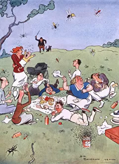 H.M. Bateman Premium Framed Print Collection: One Kind of Picnic - Another by H. M. Bateman 2 of 2