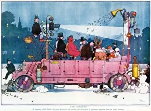 Related Images Canvas Print Collection: The Kinecar by William Heath Robinson