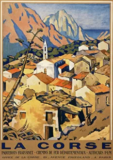 Holidays Collection: La Corse travel poster