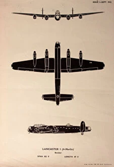 Fortior Pillow Collection: Lancaster I (4-Merlin) Bomber