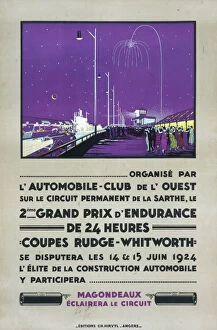 Le Mans Canvas Print Collection: Le Mans Poster