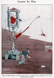Heath Robinson Pillow Collection: Lessons by Post by William Heath Robinson