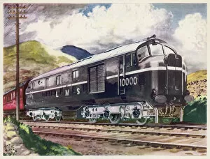 Posters Collection: Lms Diesel Loco 10000