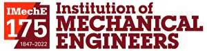 IMechE 175th Anniversary Pillow Collection: Logo for the IMechE 175th Anniversary (on 27th January 2022) Date: 1847-2022