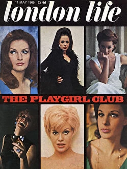 London Life Covers Premium Framed Print Collection: London life front cover - The Playgirl Club
