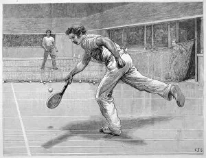 Tennis Poster Print Collection: Lyttleton V Saunders 89