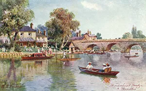 Related Images Collection: Maidenhead bridge & Skindles hotel