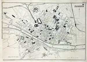 Plans Collection: Map of Florence