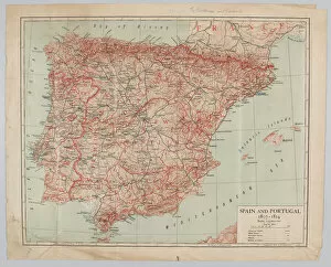 Collection: Map - Spain and Portugal, 1807-1814