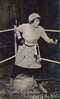 MonoMania Images Canvas Print Collection: Marthe Carpentier boxer born 1893