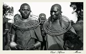 4 Mar 2020 Photo Mug Collection: Masai - Kenya, East Africa - Amazing neck rings. Date: 1949