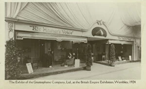 Brent Mouse Mat Collection: His Masters Voice (HMV) Gramophone Company Exhibition Stand, British Empire Exhibition