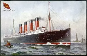 Related Images Poster Print Collection: Mauretania Postcard
