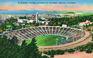 Related Images Pillow Collection: Memorial Stadium, Berkeley, California, USA