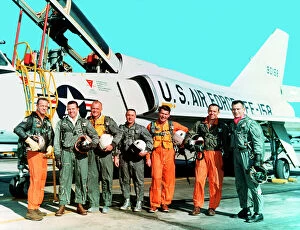 Space Canvas Print Collection: Mercury 7 Astronauts