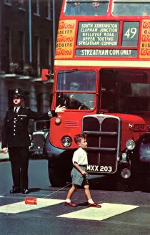 Pulling Collection: Metropolitan Police officer on traffic duty