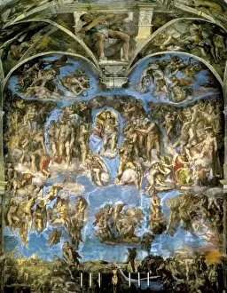 Cinquecento Collection: Michelangelo (1475-1564). Sistine Chapel. The