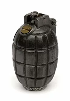 Handle Collection: Mills Bomb No 5 hand grenade, used during World War One