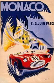 Speeding Collection: Monaco 1952 poster