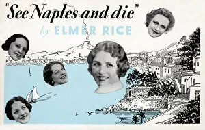 New items from The Michael Diamond Collection Premium Framed Print Collection: See Naples and Die, Little Theatre, Adelphi, London