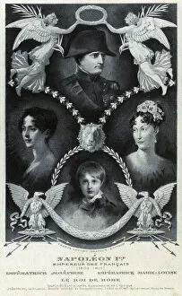 Wives Collection: Napoleon Bonaparte, Emperor of France and his family