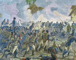 Nineteenth Century Collection: Napoleonic Wars (1796-1815). BATTLE OF THE ROTHIERE (1814