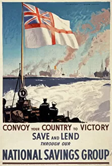 War Time Collection: National Savings Group wartime poster