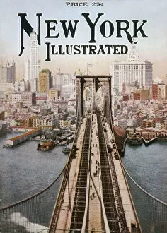 Manhattan Bridge Premium Framed Print Collection: New York / Brooklyn Bridge
