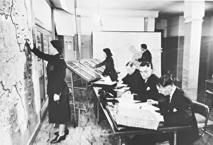 Greater Collection: NFS London Region control room and officers, WW2