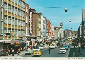 Related Images Collection: O Connell Street, Limerick City, Republic of Ireland