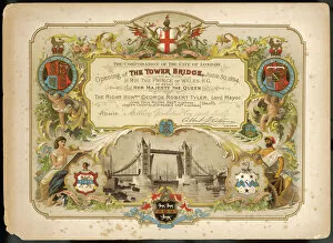Invitation Collection: Opening of Tower Bridge